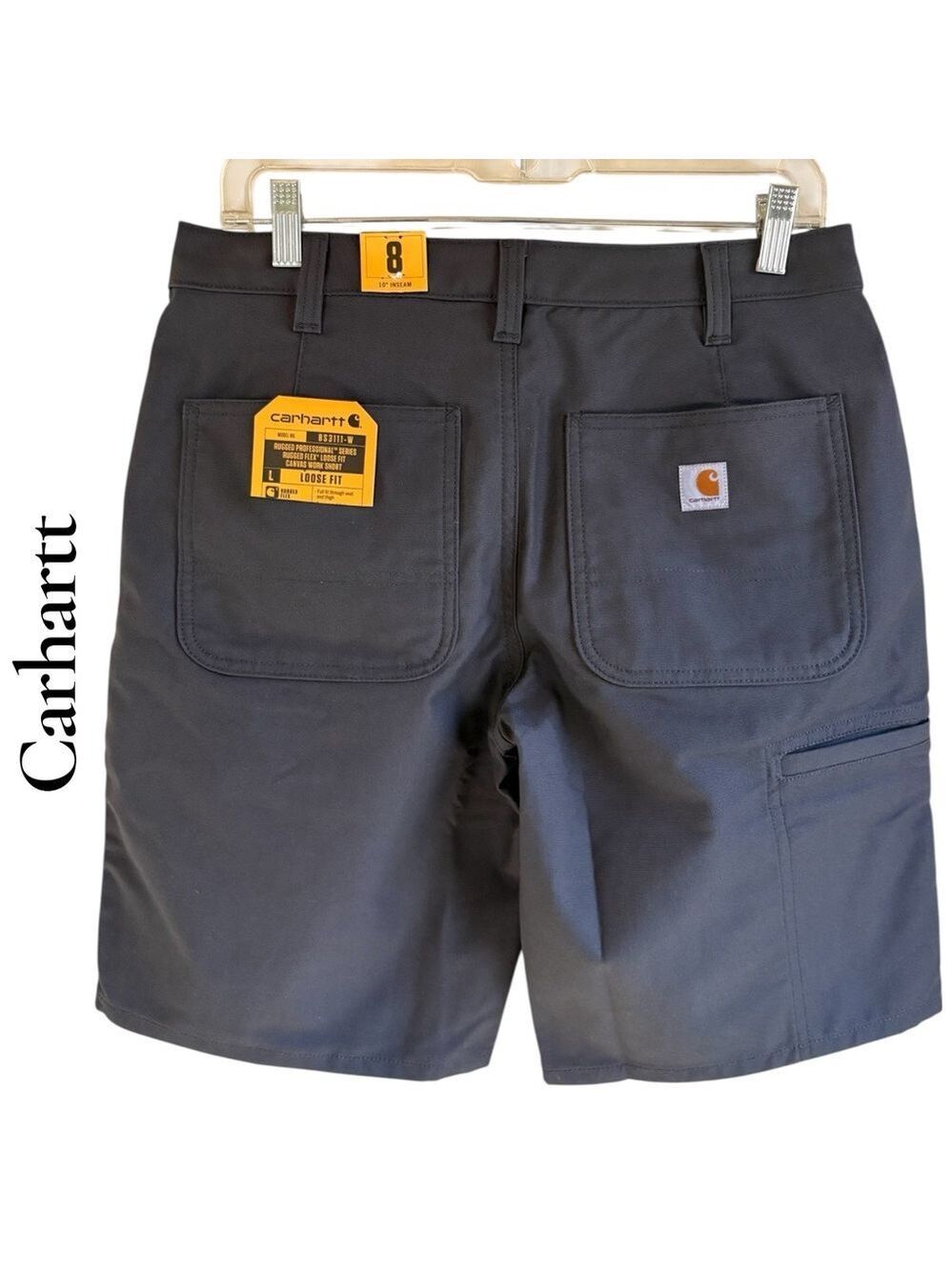 Carhartt Women's Rugged Flex loose-fit Cargo Shorts w/ Utility Pocket. Sz 8 NWT!